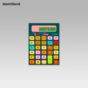 『Montilord』A6随记本 厚纸 摩登计算器 空白 书写护眼高效随身便携简约防水好写顺滑网红漂亮草稿