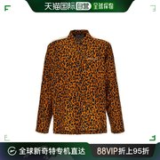 香港直邮Palm Angels 棕榈天使 男士 豹纹运动衬衫 PMBD056S24FAB