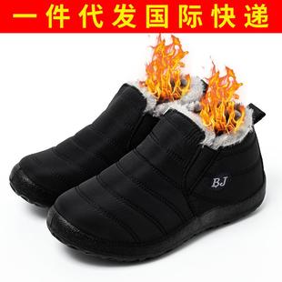 外贸鞋女跨境冬保暖棉鞋软底老北京棉鞋女鞋男鞋雪地靴棉靴