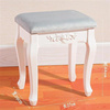 欧式凳子仿实木化妆凳美式梳妆凳梳妆台椅子白色卧室现代简约