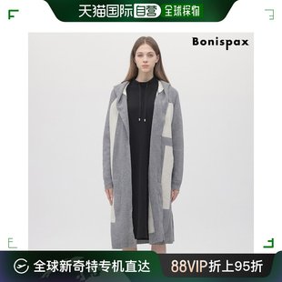 韩国直邮bonispax毛衣，bonnispax中长款彩色，模块羊毛帽子
