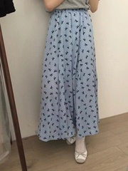 韩国高腰直筒半身裙中长款休闲