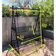 急速吊篮藤椅吊篮吊椅户外铁艺秋千庭院摇椅阳台双人吊椅藤椅