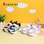 abckids童鞋儿童学步鞋男童宝宝软底鞋子2023秋女童运动跑鞋