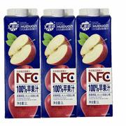 汇多滋 鲜榨 NFC果汁 0添加 分百果汁苹果汁 芒果汁 黄桃汁1L*8盒
