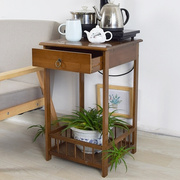 高档沙发边几角几小方桌小桌子小茶几边柜实木客厅中式花架茶水置