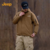jeep吉普夹克外套男春秋工装，男装2024防风，户外冲锋夹克上衣