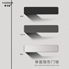 「极简隐形门锁」隐形门单面锁，室内卧室门把手暗门背景墙房间木门