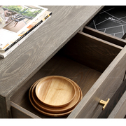 定制美式实木斗柜，餐边柜收纳柜北欧现代简约卧室客厅轻奢实木五斗