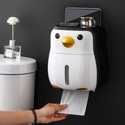 创意可爱防水纸盒置物架，厕所卫生间卫生纸，架抽纸纸巾盒免打孔家用