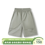 巴拉巴拉裤子男，中童夏装简约五分裤，梭织中裤202224109106