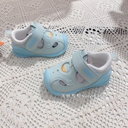基诺浦学步鞋2024夏婴幼儿关键鞋轻薄舒适儿童凉鞋甜蜜食光宝宝鞋