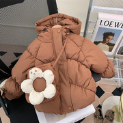 法国Fad Sincgo女童棉服冬装加厚保暖棉衣儿童冬季棉袄外套童装潮