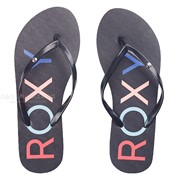 roxy2024年塑胶夏季平底年，女士大码沙滩人字拖，凉鞋窄版橡胶