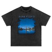 pink floyd平克弗洛伊德摇滚乐队短长袖T恤美式宽松圆领卫衣上衣