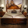 美式实木床奢华双人床，复古皇帝床欧式婚床宫廷，雕花家具公主太子床