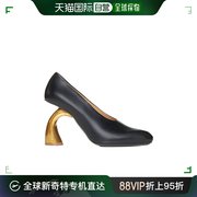 香港直邮Dries Van Noten 徽标弯跟高跟鞋 WW232810127