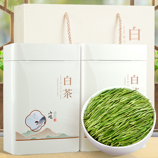 中闽峰州明前特级珍稀白茶2024新茶头采高山，绿茶茶叶礼盒装250g