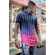 gradient3ddigitalprintmen'st-shirt渐变色，3d数码印花男t恤