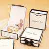 白色礼盒简约ins生日礼物盒，翻盖七夕礼物送女友毕业赠别空盒
