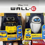 正版迪士尼机器人总动员wall-e瓦力，eve伊娃变形模型，摆件玩具手办