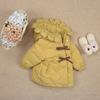 二到三至四岁女宝宝冬季棉服5小女孩子加厚棉衣女童时髦1棉袄外套