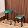 藤编凳子塑料矮凳小坐方凳换鞋凳，家用儿童凳时尚成人餐椅板凳子
