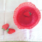 草莓莓毛线水果草莓，棒针文字翻译编织图解非实物备注邮箱