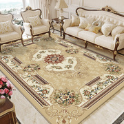 东升地毯 欧式客厅沙发茶几垫 卧室床边毯美式家用加厚地垫红色