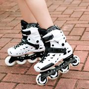 溜冰鞋成人直排轮男女初学者轮滑鞋旱冰滑冰专业平花夜光鞋