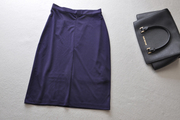 不退换高端修身包臀百搭通勤高档紫色半身裙短裙子女秋季