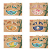 儿童餐具分格餐盘，竹纤维五件套卡通，礼盒装幼儿园母婴