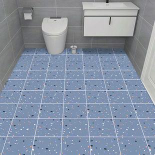 地板贴纸防水防滑耐磨自粘地面加厚浴室洗手间卫生间厕所地贴PVC