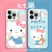 kt猫手机壳苹果13华为mate60iphone15promax小米14hellokitty凯蒂猫vivo12kt闺蜜hello哈喽kitty可爱oppo猫11