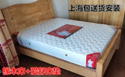 实木床双人1.5米主卧橡木床，带品牌床垫1.8送货包安装(包安装)古典式床