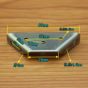 。三角支架不锈钢角码多功能固定角码角铁桌椅连接件家具五金配件