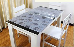 桌软质玻璃透明加厚2mm餐桌垫PVC磨砂防烫防水桌布塑料水晶板茶几