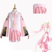 初音未来cosplaymiku公主服cos服角色，扮演女仆装梦幻粉色百褶裙