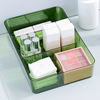 化妆品收纳盒透明PET亚克力口红护肤品面膜分格DIY桌面收纳盒分格