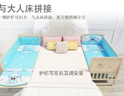 新生儿婴儿床摇篮床实木无漆环保，多功能摇床宝宝床可调高度0-7岁