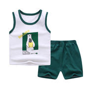 六个月宝宝夏装套装女婴儿衣服半袖0一1-2-3岁韩版男童装潮短季三