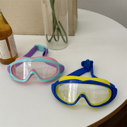 儿童游泳镜男童女童防水防雾大款游泳专用镜，夏日海边游泳眼镜