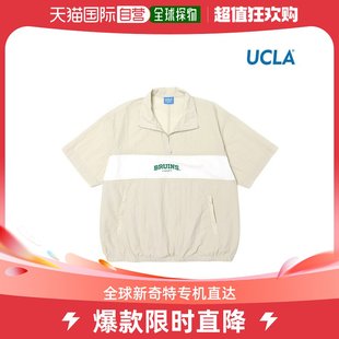 韩国直邮UCLA 短外套 Lafuma 男士 拉链 短袖 ANORAC 大衣(UZ5S