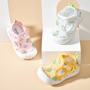 奥特莱斯凉鞋男夏季学步鞋0一1-2岁婴儿防滑软底婴幼儿网鞋女鞋子