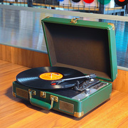 黑胶唱片机复古留声机音响蓝牙音箱客厅欧式便携式生日礼物LP仿古