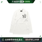 香港直邮潮奢 Y-3 男士长袖图案T恤