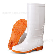 白色系列胶鞋高筒中筒白色，雨靴低筒低帮套脚胶鞋防尘工作鞋男水鞋
