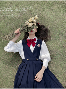 胡桃木jk白雪姬-夏季特别版JK白色雪纺内搭衬衫/护奶裙背心裙