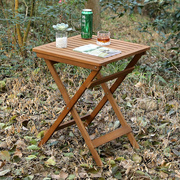 折叠桌子餐桌家用简易租房楠竹实木小户型，饭桌方桌圆桌正方形桌子