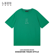 lezo乐周原创时尚，短袖圆领t恤924201720a绿色